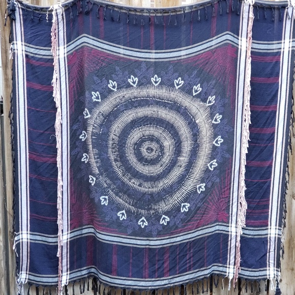** SOLD **  Zadig & Voltaire Blanket Scarf - Picture 1 of 6